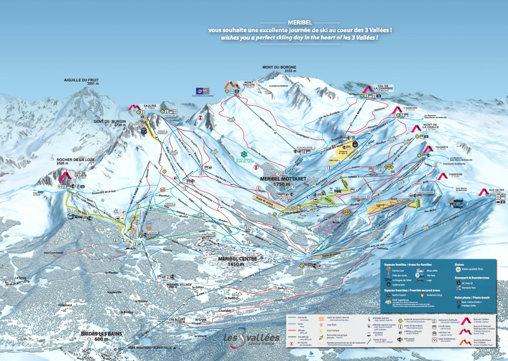 Meribel Valley Piste Map – Mottaret.com